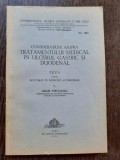 CONSIDERATIUNI ASUPRA TRATAMENTULUI MEDICAL IN ULCERUL GASTRIC SI DUODENAL - IOAN METIANU (TEZA DE DOCTORAT, CU DEDICATIE)