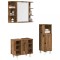 vidaXL Set mobilier de baie, 3 piese, lemn vechi, lemn prelucrat 3328567