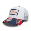 Red Bull Racing șapcă de baseball Abstract Trucker white F1 Team 2025 - Dospělá univerzální, New Era