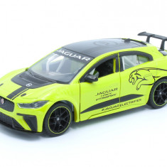 Macheta auto Jaguar I-pace Etrophy verde, pull back, 1:36 Tayumo