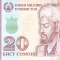 Bancnota Tadjikistan 20 Somoni 2022 - P25e UNC