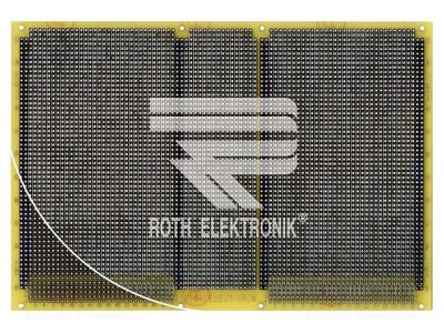 Placă universală două fețe ROTH ELEKTRONIK GMBH - 160mm x 233,4mm foto