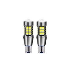 Set 2 becuri auto, Canbus, T15 W16W, temperatura culoare 6000k, flux luminos 800 lumen, lumina alba, argintiu
