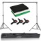 Kit suport fundal 2 x 2m fotografic + 3 panze fundal 2,4 x 2 m sau 2,2 x 3 m + geanta 2,4 x 2 m