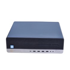 Unitate PC Refurbished, HP ELITEDESK 800 G3 SFF, Procesor I5 6500, Memorie RAM 8 GB, SSD 256 GB NVME, Windows 10 Pro, DVD/RW