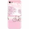 Husa silicon pentru Apple Iphone 6 Plus, Pink Spring