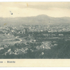 3371 - BISTRITA, Panorama, Romania - old postcard - used - 1915