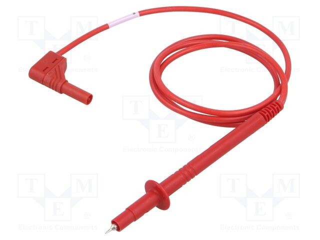 Cablu de măsurare 16A 1kV 1m roșu Hirschmann T&amp;M