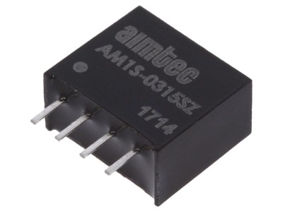 Convertor DC/DC 1W 15V DC, SIP4 foto