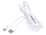 Cablu USB 2.0 USB A la USB C 3m Alb 480Mbps 2A