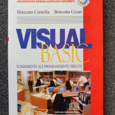 VISUAL BASIC. FUNDAMENTE ALE PROGRAMARII PE OBIECTE - Botezatu