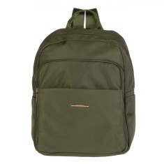 Rucsac Femei, Exclusiv, Compartiment Fermoar, Culoare Kaki, Dimensiuni 26x13x32cm