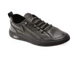 Cumpara ieftin Pantofi sport BITE THE BULLET negri, T8507, din piele naturala