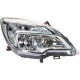 Far Opel Meriva B 06.2010-01.2014 Visteon fata dreapta, tip bec H1+H7, culoare rama argintiu, reglare electrica