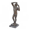 Adam-statueta din bronz pe un soclu din marmura TBA-74, Nuduri