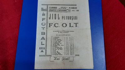 program Jiul - FC Olt foto