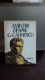 AMINTIRI DESPRE G. CALINESCU - ION NUTA