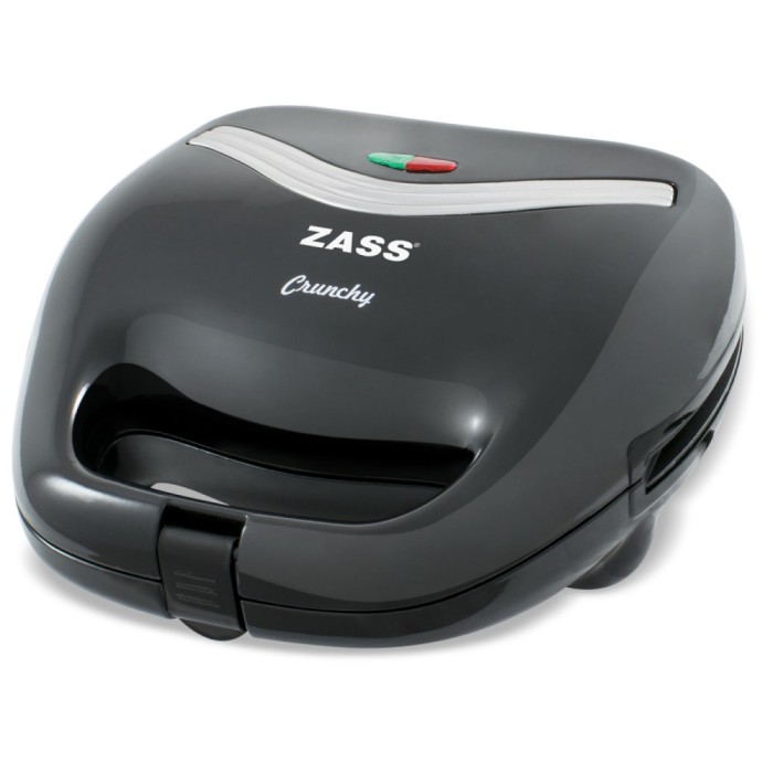 Sandwich-maker Zass ZSM 02, putere 750W, Negru - RESIGILAT