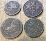 MNDSTR2 Olanda anii 1800-1900 4 bucati lot cent centi