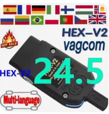 Tester / Diagnoza Auto VCDS VAG COM 24.7 / Hex-V2 VW AUDI Skoda Seat