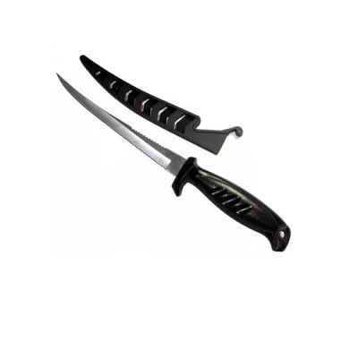 Cutit Filfishing pentru Filetat Teaca Rigida, Negru, Lama 16cm foto