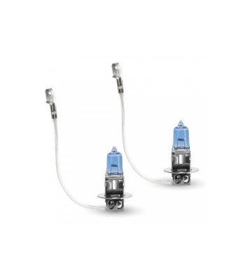 Set de 2 becuri Halogen H3 55W +50% Alb Xenon 12V Carguard foto