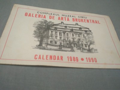 CALENDAR 1989-1990 BRUKENTHAL foto