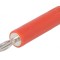 Adaptor Banană 2mm 10A Roșu Nichelat 70VDC