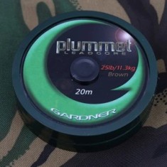 Fir Leadcore Gardner Plummet 25lb 20m Brown foto