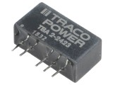 Convertor DC/DC 2W, Tensiune de intrare 21,6-26,4V, Ieșire 15V