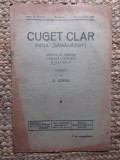 Revista - Cuget Clar - Noul Semanator - condusa de N. Iorga - ANUL IV NR. 23 14 DECEMBRIE 1939