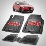 Cumpara ieftin Covorase Alfa Romeo Stelvio SUV Pre-Facelift Compatibile 2017-2020 | Red