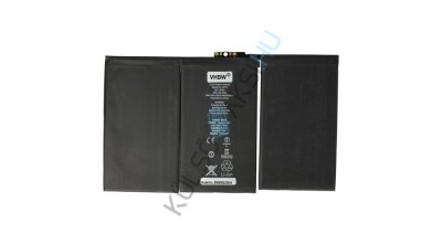 &amp;Icirc;nlocuire baterie tabletă VHBW pentru Apple 616-0572, 616-0561, 616-0559 - 6500 mAh 3,7 V Li-polimer foto