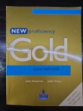NEW Proficiency Gold Coursebook - Jacky Newbrook, Judith Wilson