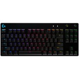 TASTATURI Logitech - gaming G PRO X TKL LIGHTSPEED Mechanical Gaming Keyboard - BLACK - US INTL - TACTILE &quot;920-012136&quot; (timbru verde 0.8 lei)
