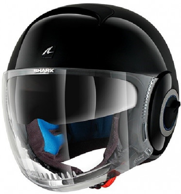 Casca Moto Shark Nano Blank Negru Marimea M HE2802E-BLK-M foto