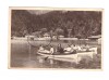 CP Tusnad-Bai - Vedere, RPR, circulata 1957, animata, cu pata de cerneala, Printata, Baile Tusnad