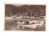 CP Tusnad-Bai - Vedere, RPR, circulata 1957, animata, cu pata de cerneala, Printata, Baile Tusnad