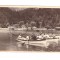 CP Tusnad-Bai - Vedere, RPR, circulata 1957, animata, cu pata de cerneala
