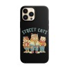 Husa compatibila cu Apple iPhone 14 Pro model Street cats,Silicon, Tpu, Viceversa, Transparent, Carcasa