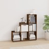 VidaXL Bibliotecă &icirc;n trepte, stejar fumuriu, 107 cm, lemn compozit 342606