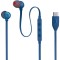 Handsfree USB-C JBL Tune 310C, Albastru JBLT310CBLU