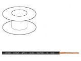 Cablu electric negru 10mm&sup2; 100m
