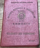 ACTRR01 Act Carnet - Carnet de membru - Sindicate - 1967