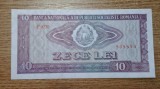 ROMANIA - 10 lei 1966 UNC , serie foarte frumoasa : 848888 . Necirculata