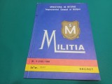 REVISTA MILIȚIA * &Icirc;N AJUTORUL PREGĂTIRII DE SPECIALITATE * NR. 4 * 1986 * 2 3 3