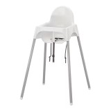 Scaun hranire pentru copii, maxim 15 kg, design minimalist, 12 luni+, centura de siguranta, fara tavita