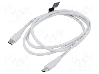 Cablu USB 2.0 USB C VENTION 1m alb nichelat foto