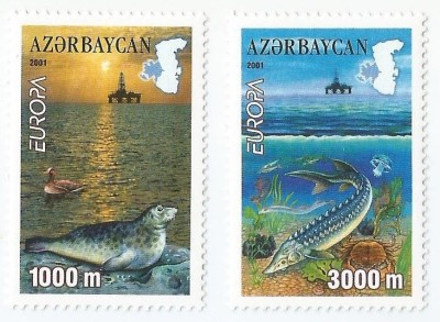 |Azerbaidjan, Europa CEPT, 2001, MNH foto