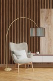 Cumpara ieftin Lampadar Deve Boynu Eskitme Lambader Silindir Renkli Abajurlu Multicolor